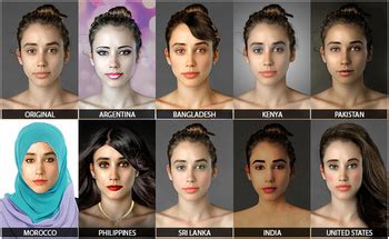 beauty standards around the world.